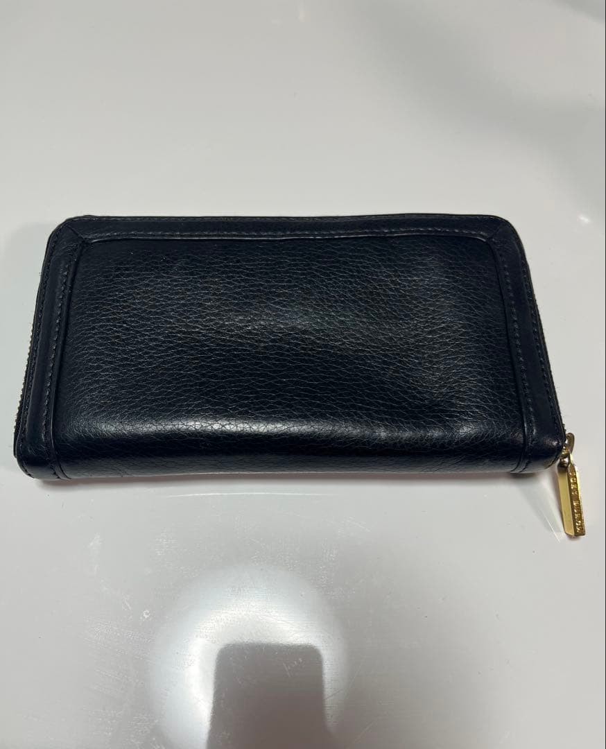 Tory Burch Black Leather Long Wallet thumbnail 2
