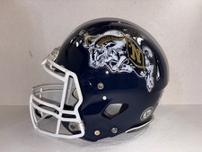 NAVY MIDSHIPMEN Riddell Speed Full Size LARGE Trophy Football Helmet- Used