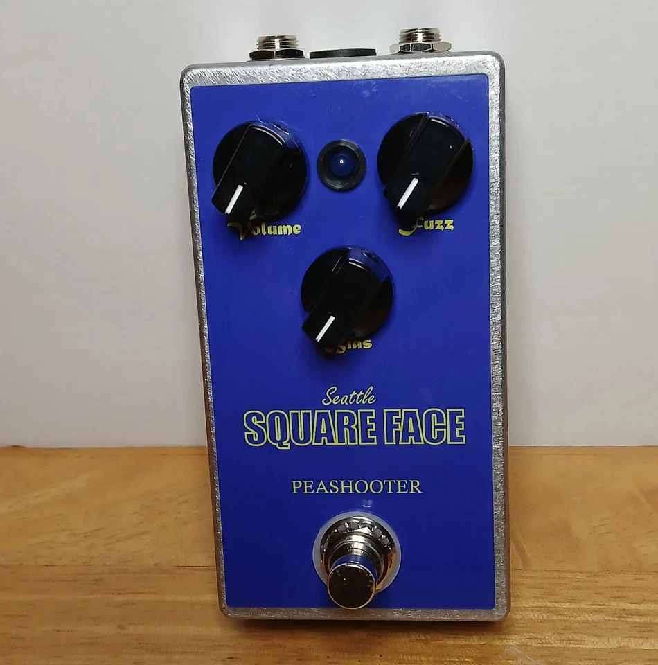 Seattle Square Face - #004 - Nuevo de Lote Antiguo Pedal Facial de Pelusa de Silicona con Sol Limpio y Sesgado Foto 3 de 4