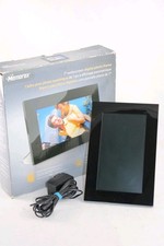 Digital Photo Frame 7-Inch Widescreen TFT LCD Display Black Memorex MDF0738