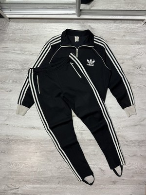 Vintage Adidas Firebird Trainingsanzug Trefoil Logo Three Stripes Made In Hon...