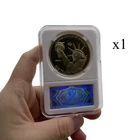 US Gold-Plated Statue of Liberty Coin Collection With Frame -One Trillion Dollar