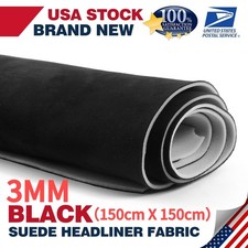 Headliner Fabric Suede with Foam-Backed Roof Panel Lining Upholstery Renew