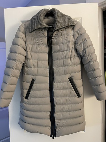 Down Jacket / Knit Wool Collar 