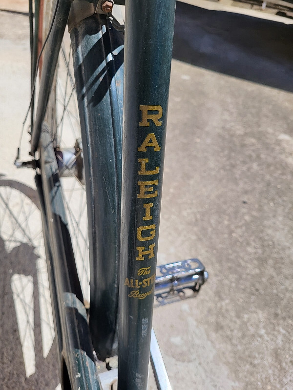 Vélo Ancien Raleigh All Steel - Made In England - Adulte