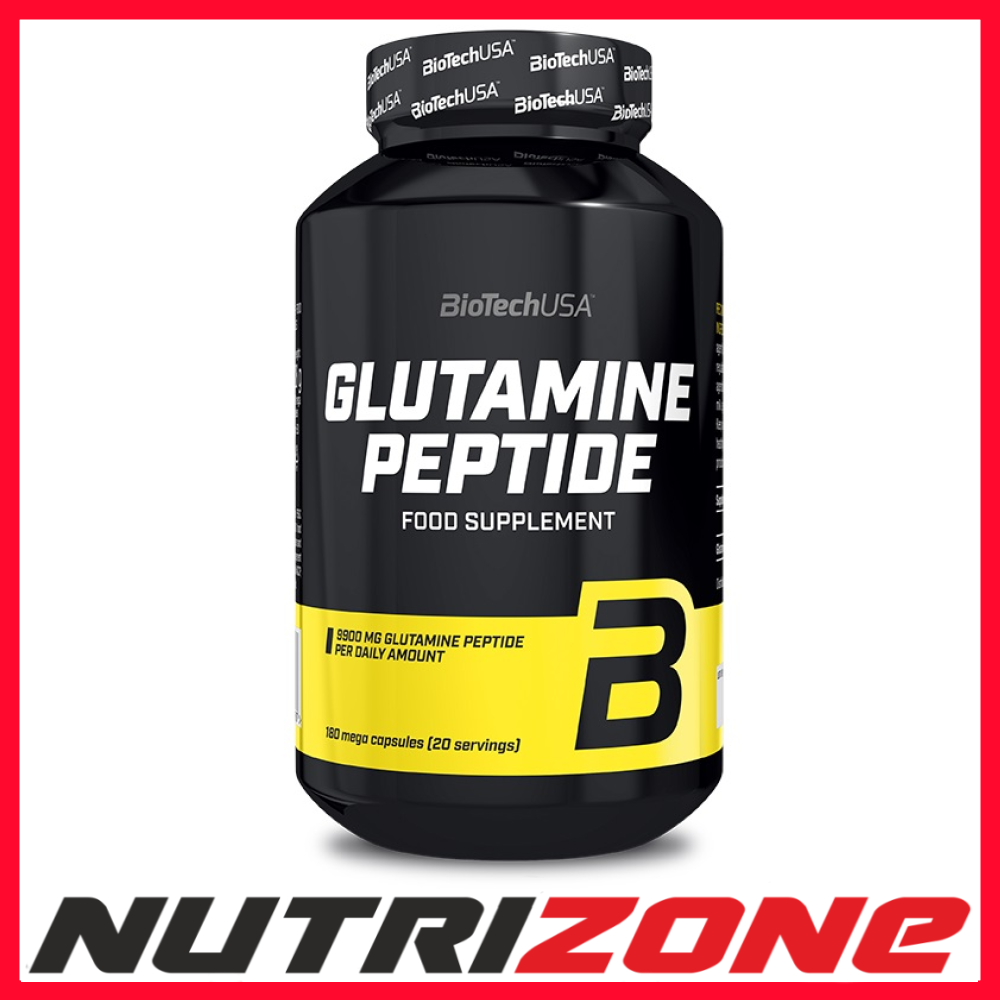 BioTechUSA Glutamine Peptide Muscle Recovery - 180 caps