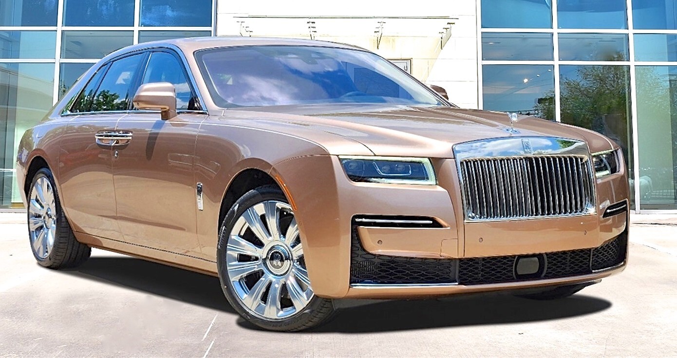 4 New Factory Rolls Royce Ghost Wheels Chrome OEM Genuine 21 Inch 2021-2025 Set