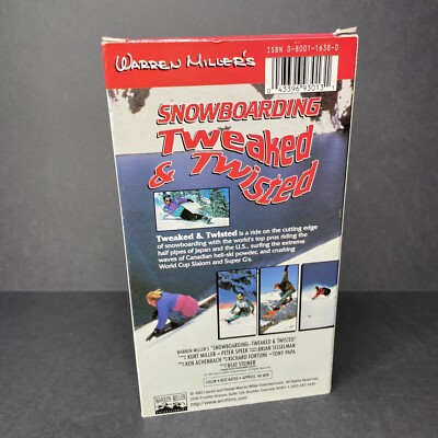 Warren Miller's Snowboarding Tweaked & Twisted (VHS, 1992