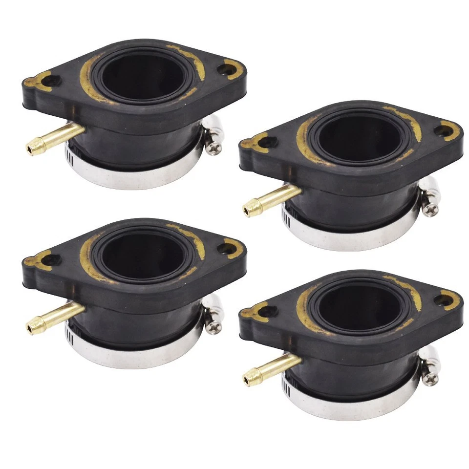 For Yamaha Maxim XJ550 Seca XJ550R 1981-1983 Carburetor Intake Manifold Boot Set - Image 4 of 4