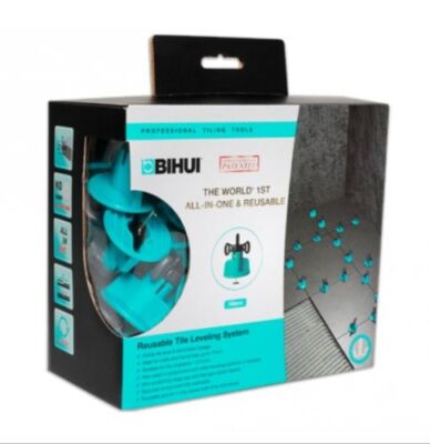 Bihui T-Spin Wiederverwendbares Fliesen Nivelliersystem Box mit 50