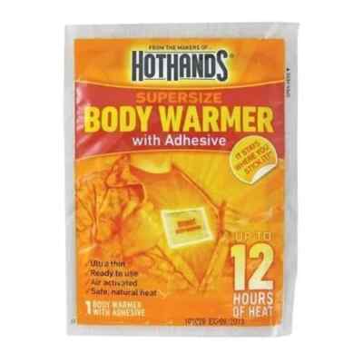   HotHands Adhesive Body Warmers - up to 12 hours of heat 5 in. x 3-3/4 in.