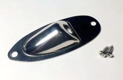Quality Boat Jack Plate NICKEL Metric for style Strat Stratocaster Guitar
