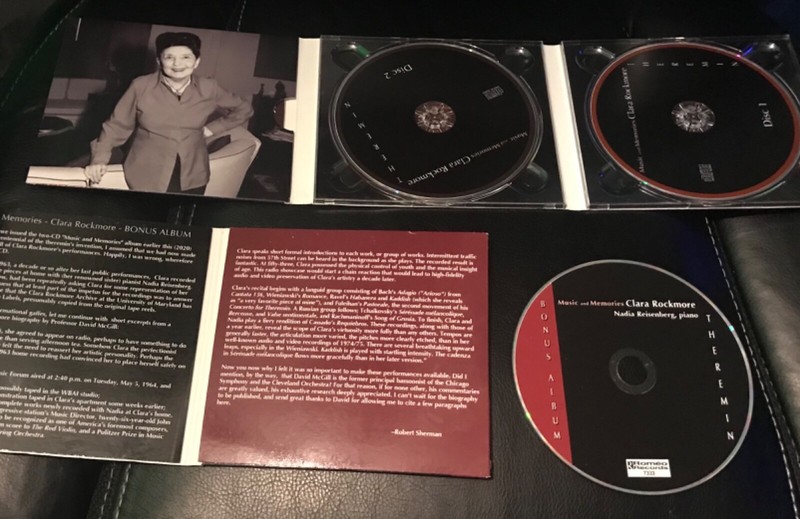 Clara Rockmore - Theremin - Music And Memories and RARE Bonus Album