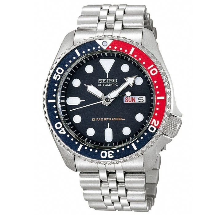 SEIKO Diver SKX009K2 PEPSI Orologio Automatico Uomo Bracciale Jubilee