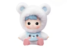 POP MART HACIPUPU Animal Snuggle Series Crowling Polar Bear Confirmed Blind Box