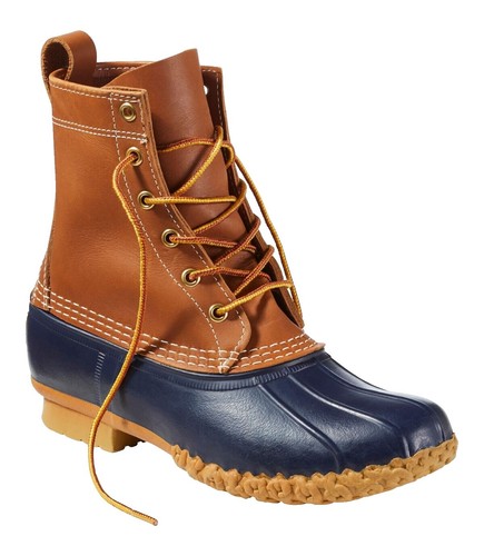 LL Bean Storm Chaser Boots Mens Size 8M Brown Leather Insulated 200g Waterproof Men main image 4