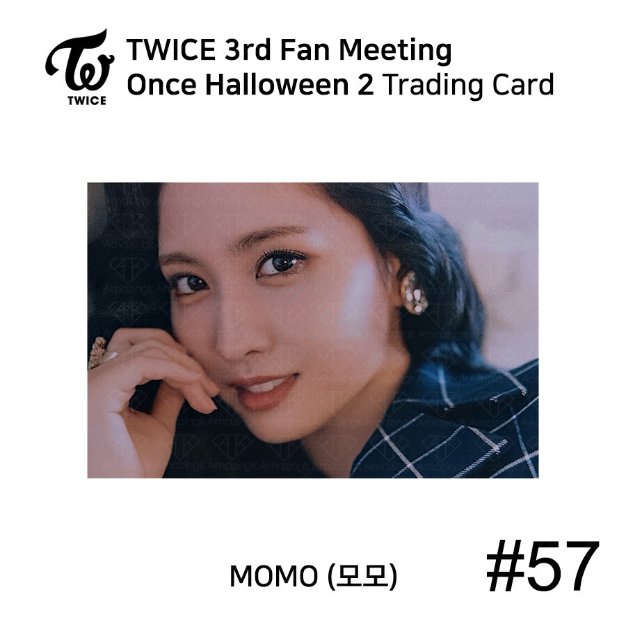 TWICE 3rd FANMEETING ONCE HALLOWEEN 2 Trading Card Photocard MOMO