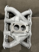 Daimler 250 V8 inlet manifold converted to Webber DGAS type twin choke carb