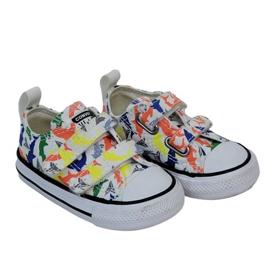 multicolor canvas shoes