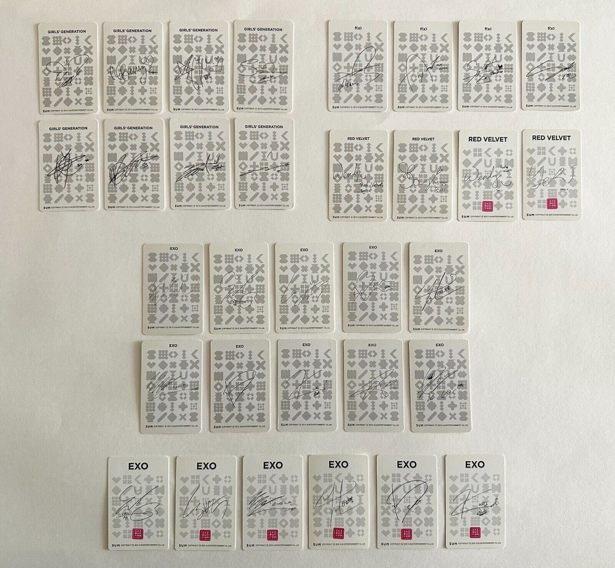 EXO PLANET #2☆SMTOWN COEX SUM ポストカード セット EXO 2024