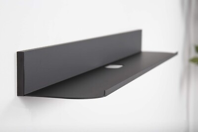 No Stud Premium Sound bar Shelf, 32'', Black Powder Coat