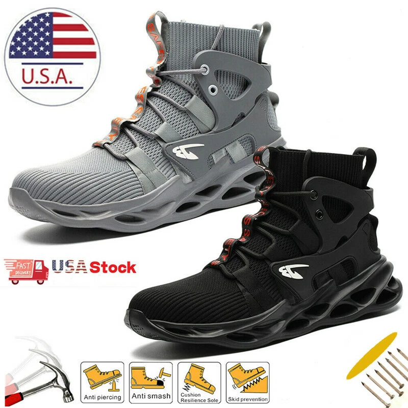 Mens Work Boots Sneaker Walking Waterproof Steel Toe Safety Shoes Hiking US
Opens in a new window or