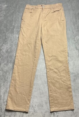 Gloria Vanderbilt Amanda Pants Women's Size 4 Khaki Missy Straight Leg