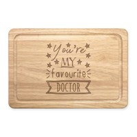 You're My Favorit Doctor Stars Rechteckig Holz Schneidebrett - Lustig Best