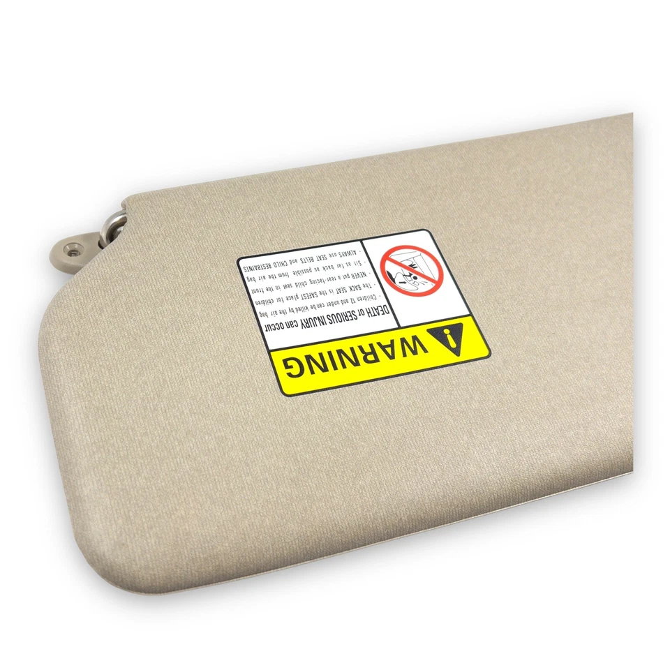 Mazda MPV 2000-2003 pasajero lado derecho parasol vinilo bronceado iluminado Foto 4 de 4