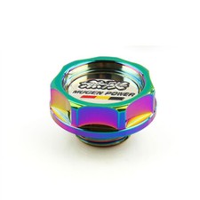 Cubierta de válvula de tapa de tanque de llenado de aceite de motor JDM Neo atornillable para Honda Acura Civic