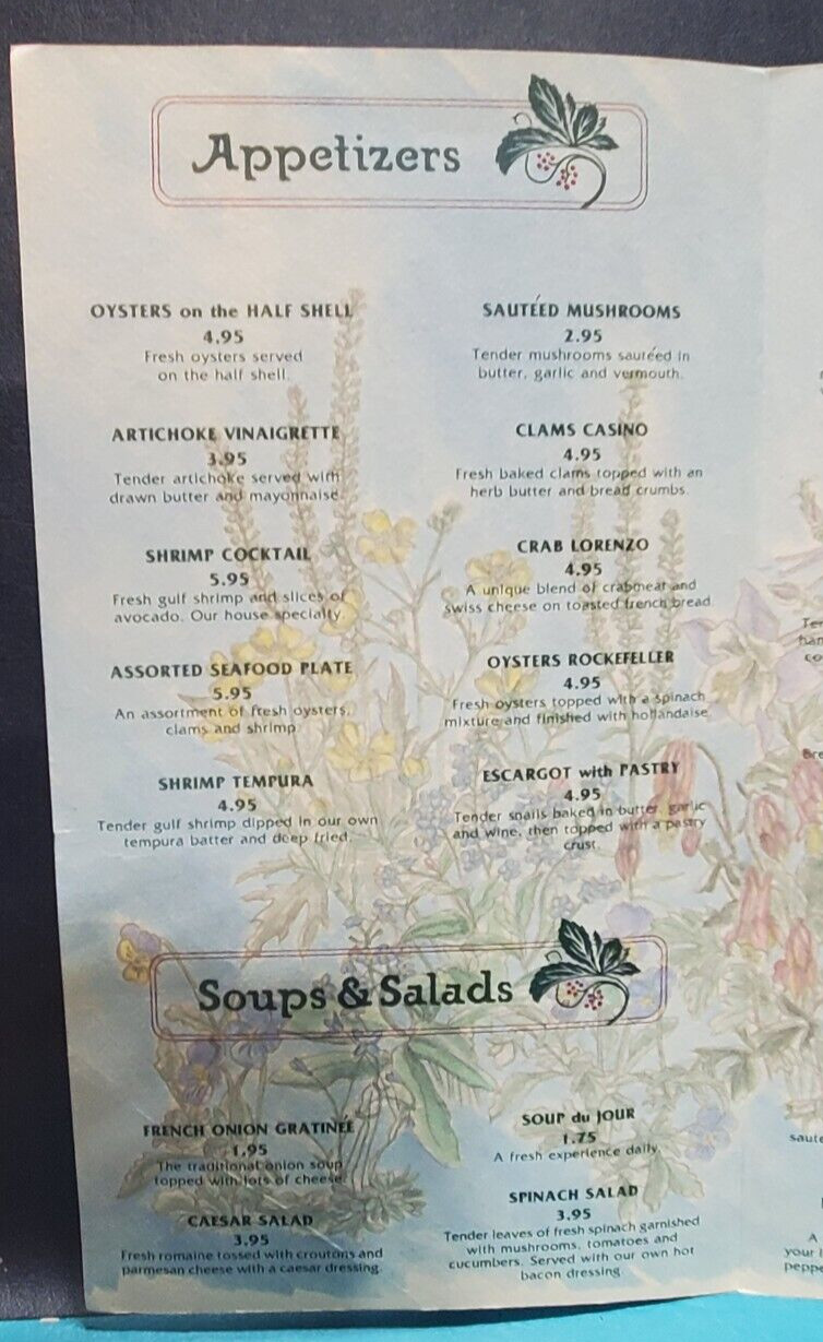 The Greenbriar restaurant & Bar menu from Coralville Iowa