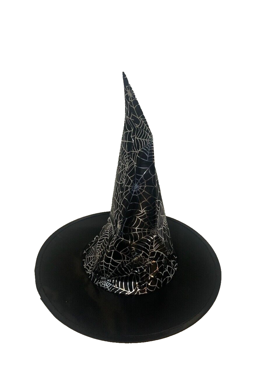 Black Spooky Spiderweb Hat Amazon.com: Hooin Halloween Witches Hat - Halloween Spider  main image 4