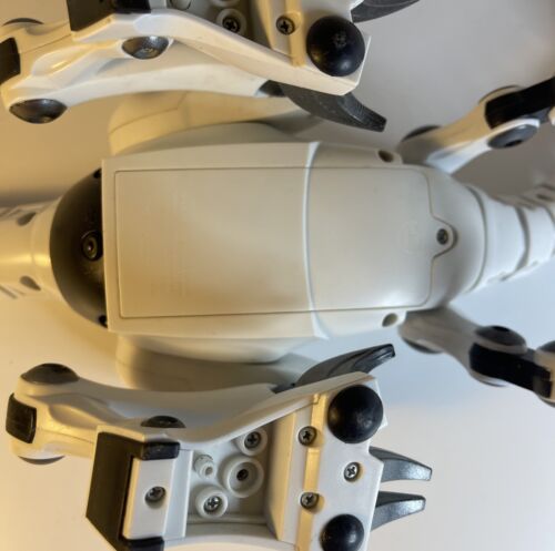 WOW WEE ROBORAPTOR WEISS SCHWARZ INTERAKTIVER DINOSAURIER 28" ROBOTER OHNE FERNBEDIENUNG, FUNKTIONIERT - Bild 12 von 12