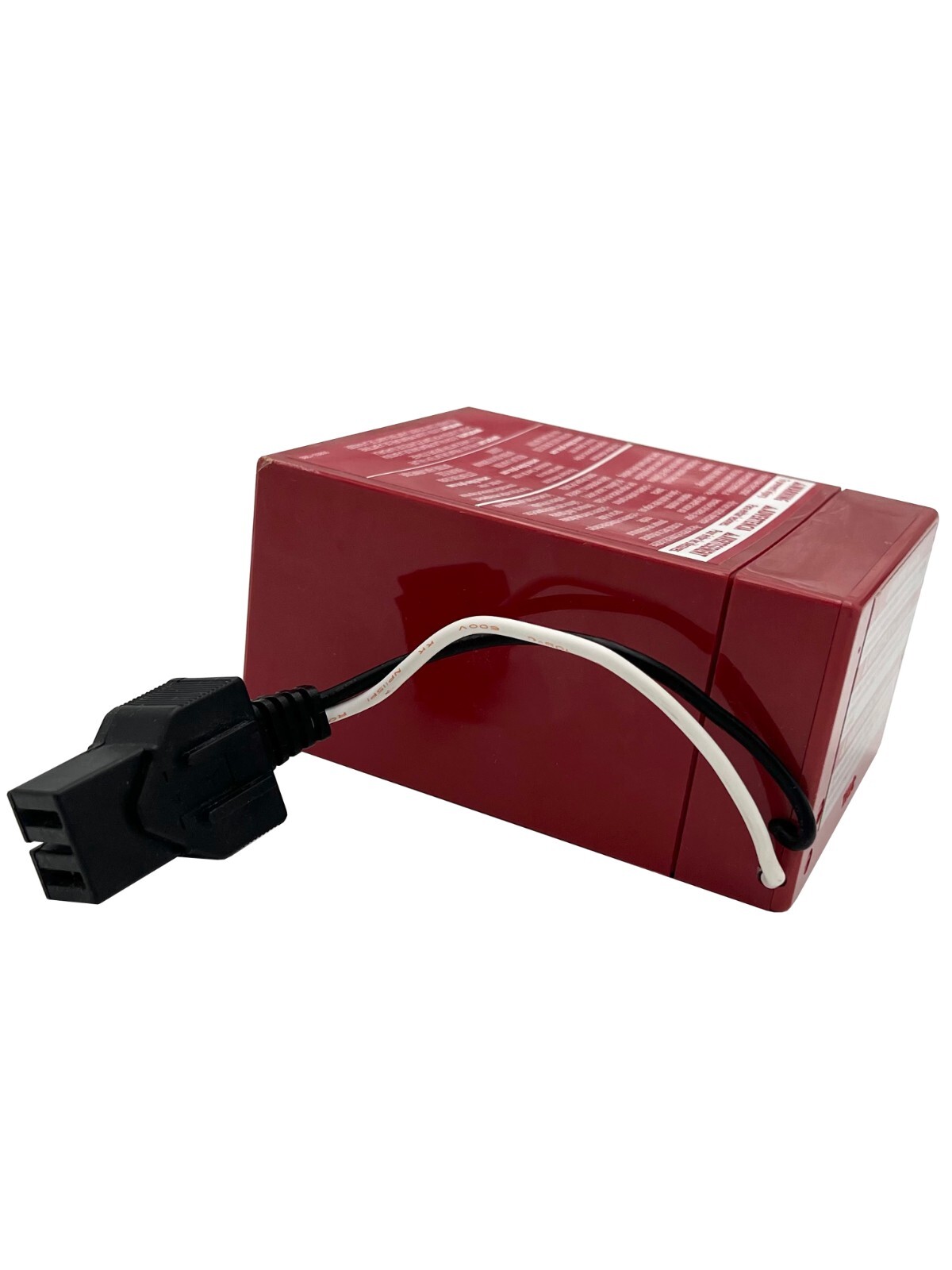 Power Wheels 6 Volt - (2) Super 6V Battery Pack Red - Black Connector  - NEW