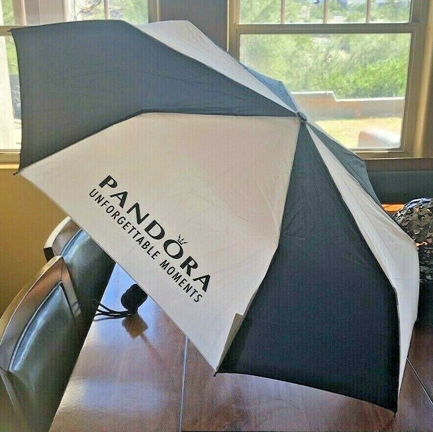 Pandora Umbrella limited edition promotional gift black and white