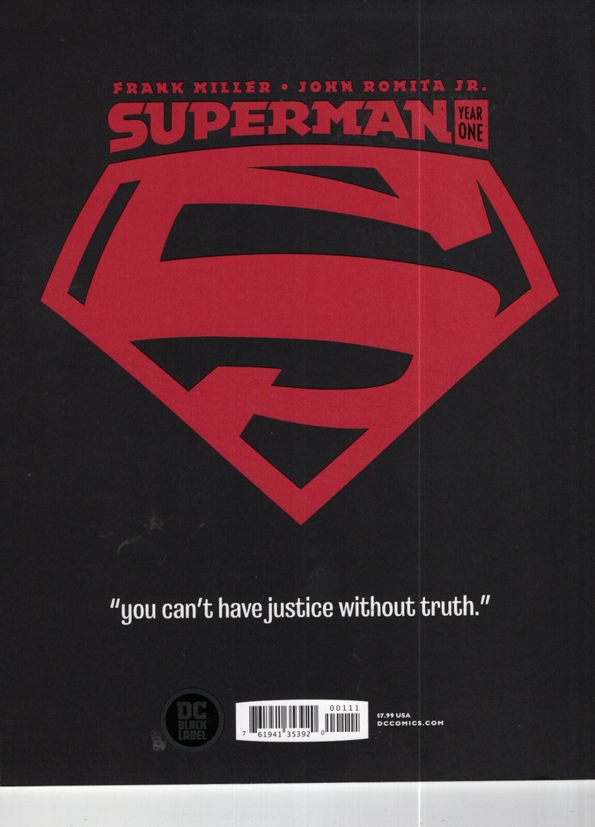DC Comics Black Label Superman Year One #1-3, Near Mint! | eBay