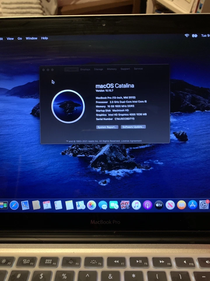 Apple macbook pro 13 inch mid 2012 (Maximum RAM and SSD Dual Storage Upgrade) - Image 2 of 4