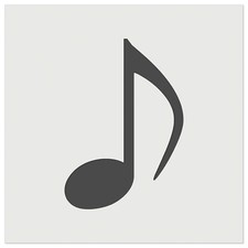 Music Eighth Note Wall Cookie DIY Craft Reusable Stencil