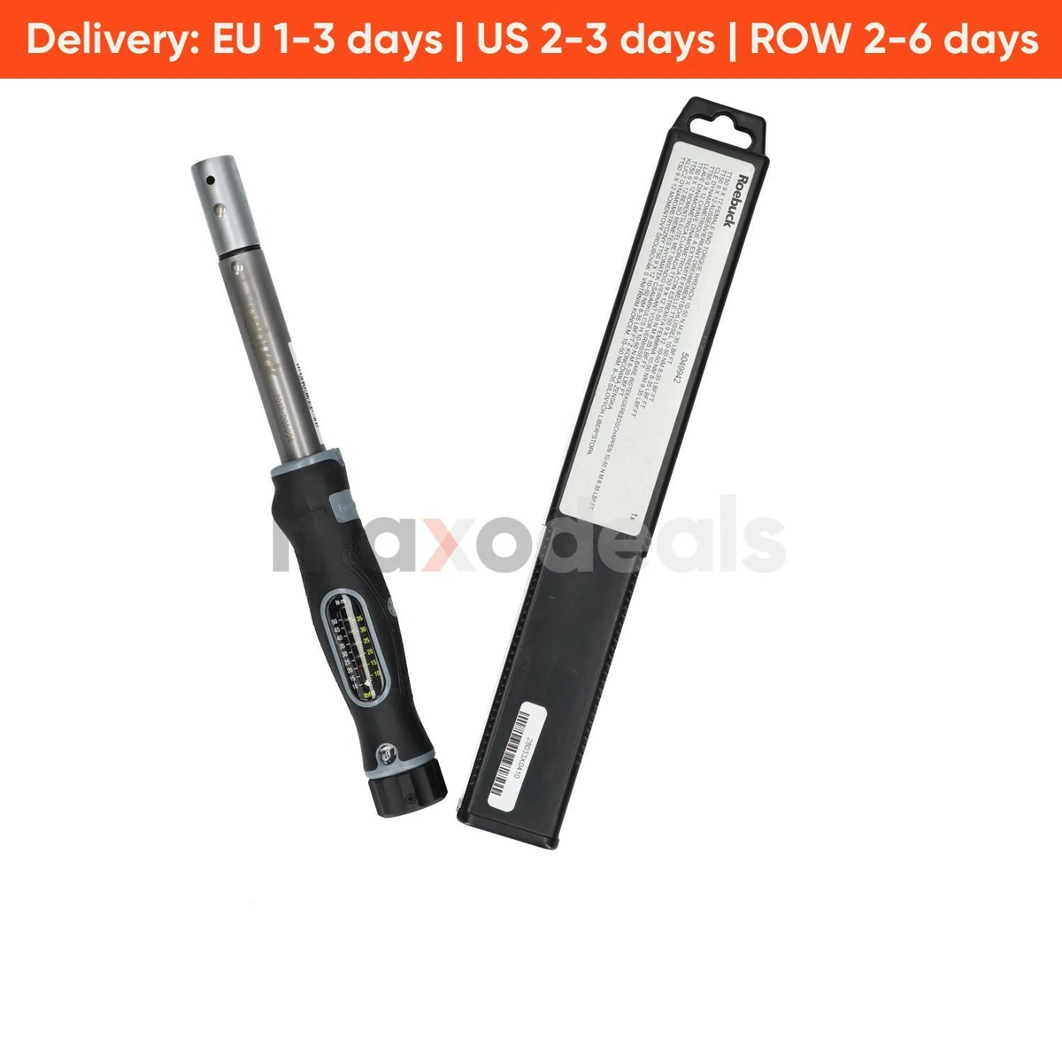 Roebuck 5049942 Female End Torque Wrench 9 X 12 New NFP