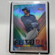 2021 Bowman's Best Baseball Julio Rodriguez Future Vibrance