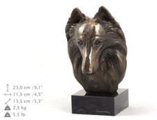 Belgijski Malinois - figurka z wizerunkiem psa na marmurowej podstawa Art Dog