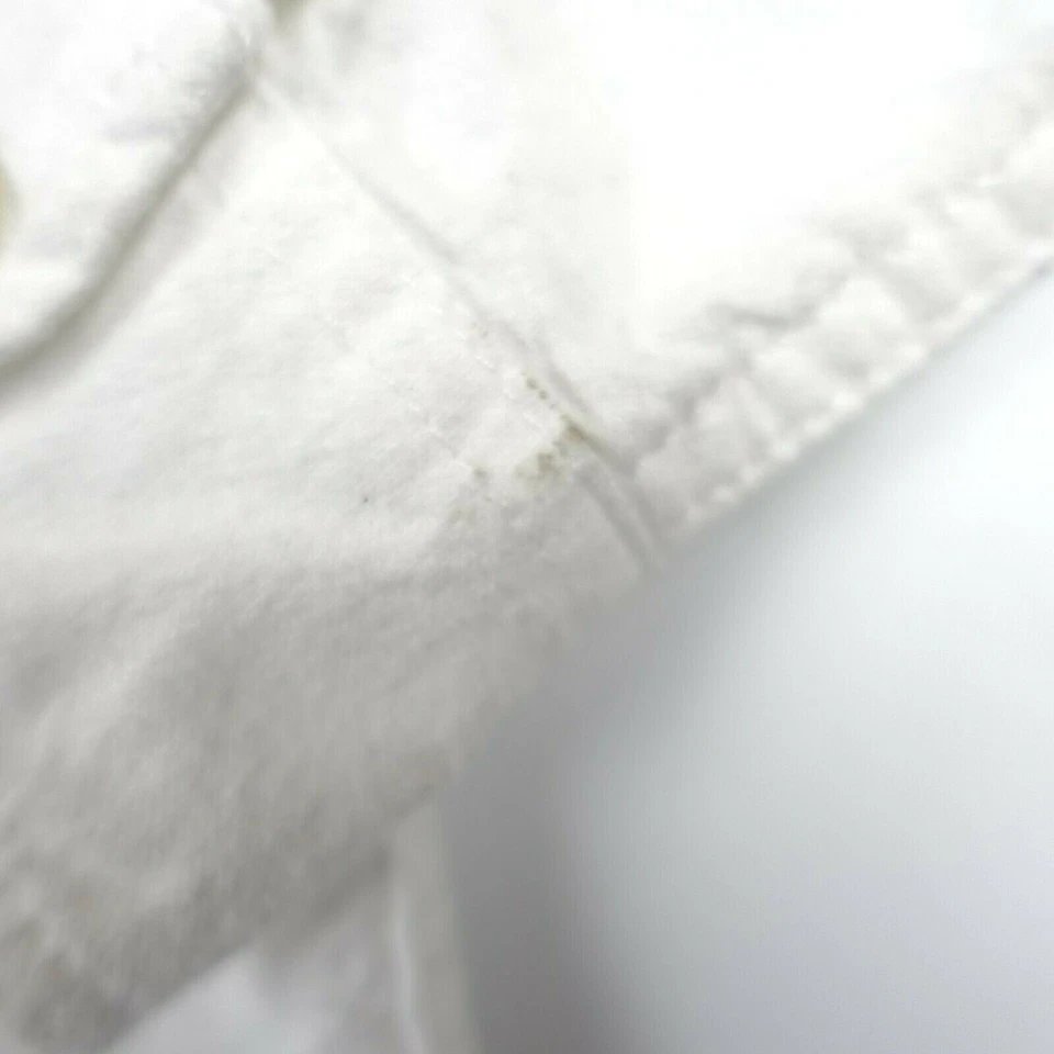  Camisa Abercrombie & Fitch blanca lisa manga larga abotonada niños talla L 14 Foto 2 de 4