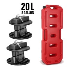 20L 5Gallon Fuel Pack Gas Can Tank Emergency Container Lock for Jeep Offroad ATV