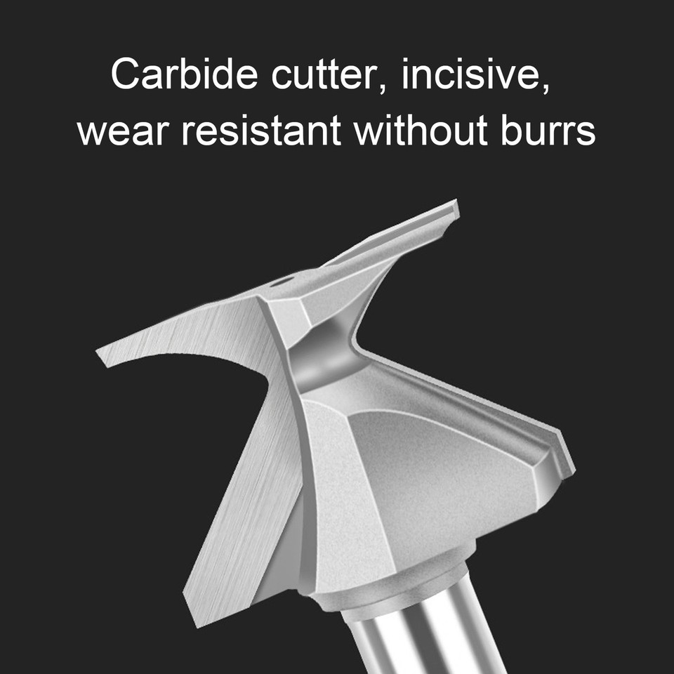 Arc Bending Router Bit 1/4 Shank Integrated Forming Tool For Wooden ...
