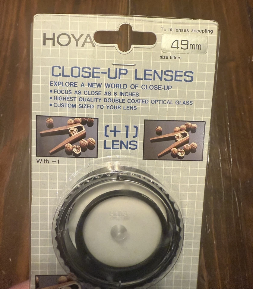 NEW HOYA Close UP Lenses 49mm +1 +2 +4 Lens Set SEALED made in Japan - Image 2 of 4
