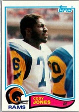 1982 Topps #381 Cody Jones