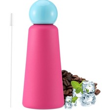 Hochwertige Edelstahl Trinkflasche 500ml Isolierflasche für Kinder & Erwachsene