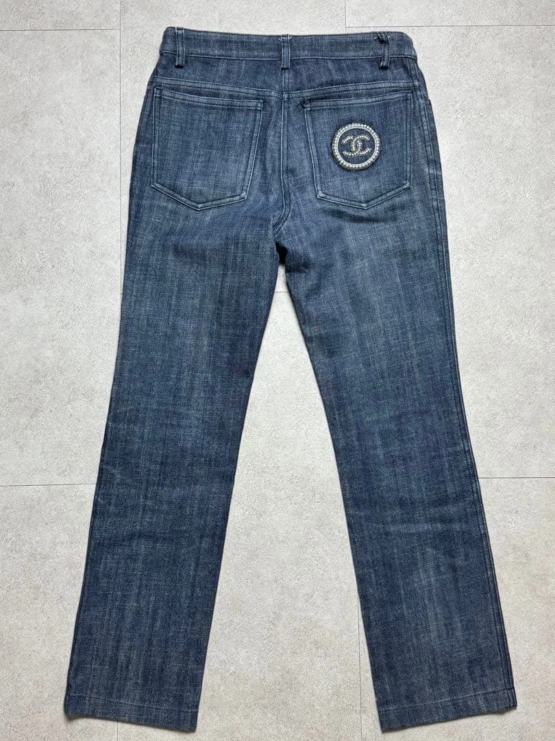 CHANEL Denim Blue Pants for Women for sale | eBay
