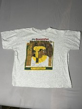 vintage 80s NEFERTARI BEAUTIFUL BLACK WOMAN t-shirt LARGE L made in USA