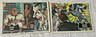 1966 Topps Batman Black Bat Logo Joker #10 Crime Czar & #12